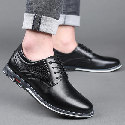 Retro Herrenschuhe - Business Brand Lederschuhe