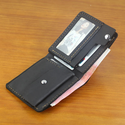 Men’s Wallet – Compact Model with Coin Pocket