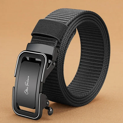 Men’s Tactical Belt with Quick-Release Metal Buckle – Heavy-Duty Nylon Strap
