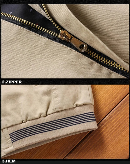 Men’s Casual Jacket with Thermal Lining and Modern Design