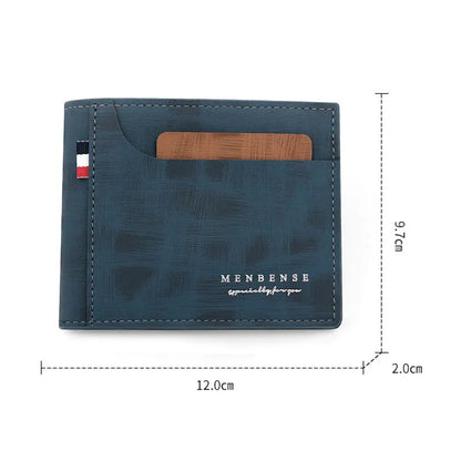Slim Men’s Wallet with External Card Slot – Modern & Functional