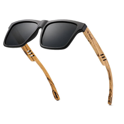Polarized Sunglasses with Natural Bamboo Temples – Eco-Chic Style Polarized UV400