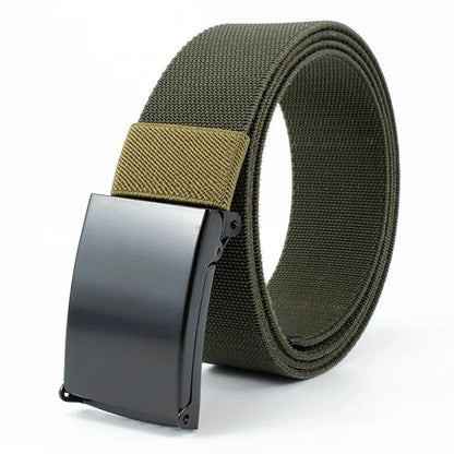 Men’s Nylon Belt with Automatic Ratchet Buckle – Sleek and Adjustable Design
