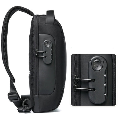 Anti-Theft Crossbody Bag with USB Charging – Modern, Secure, and Waterproof