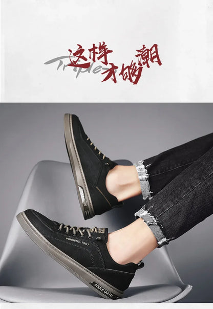 Men's Shoes - Men's Leather Casual, Fashion Sports Shoes