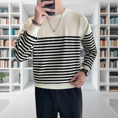 Modern Men’s Striped Sweater