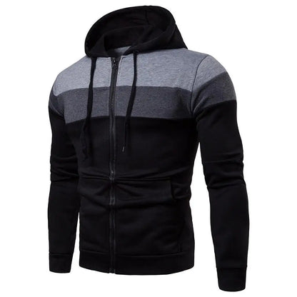 Men’s Tricolor Hoodie – Bold Look with Sporty Style