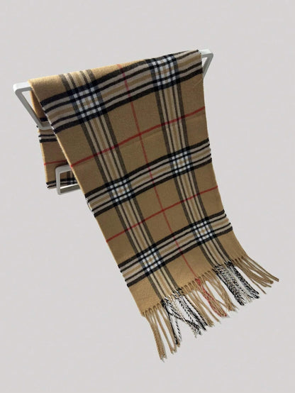 Warm Scarf - Winter Design, Men's Shawl.
