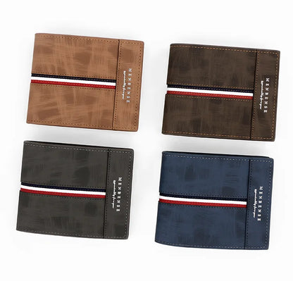 European Style Wallet with Tricolor Detail