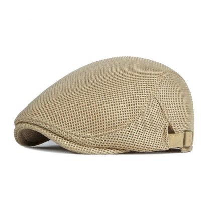 Men's Breathable Mesh Beret - Comfort and Style for All Seasons