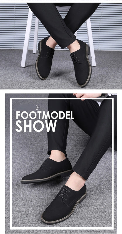 Herren Freizeitschuhe - Wildleder mit Schnürsenkeln