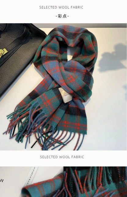 Men's wool scarf - British versatile