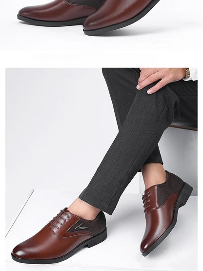 Herrenschuhe – Klassisches Freizeitleder, weich und formell