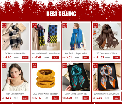 Classic Checkered Scarf with Fringes – Elegance and Comfort